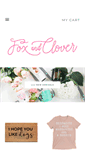 Mobile Screenshot of foxandclover.com